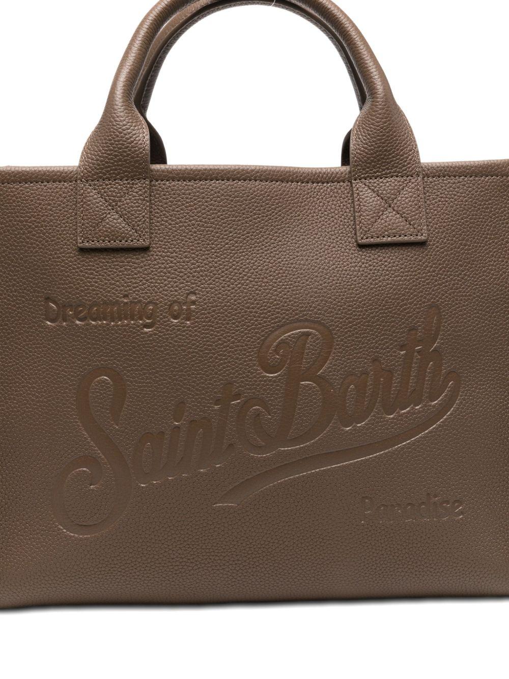 MC2 SAINT BARTH Borsa a mano Vanity Bag Large marrone