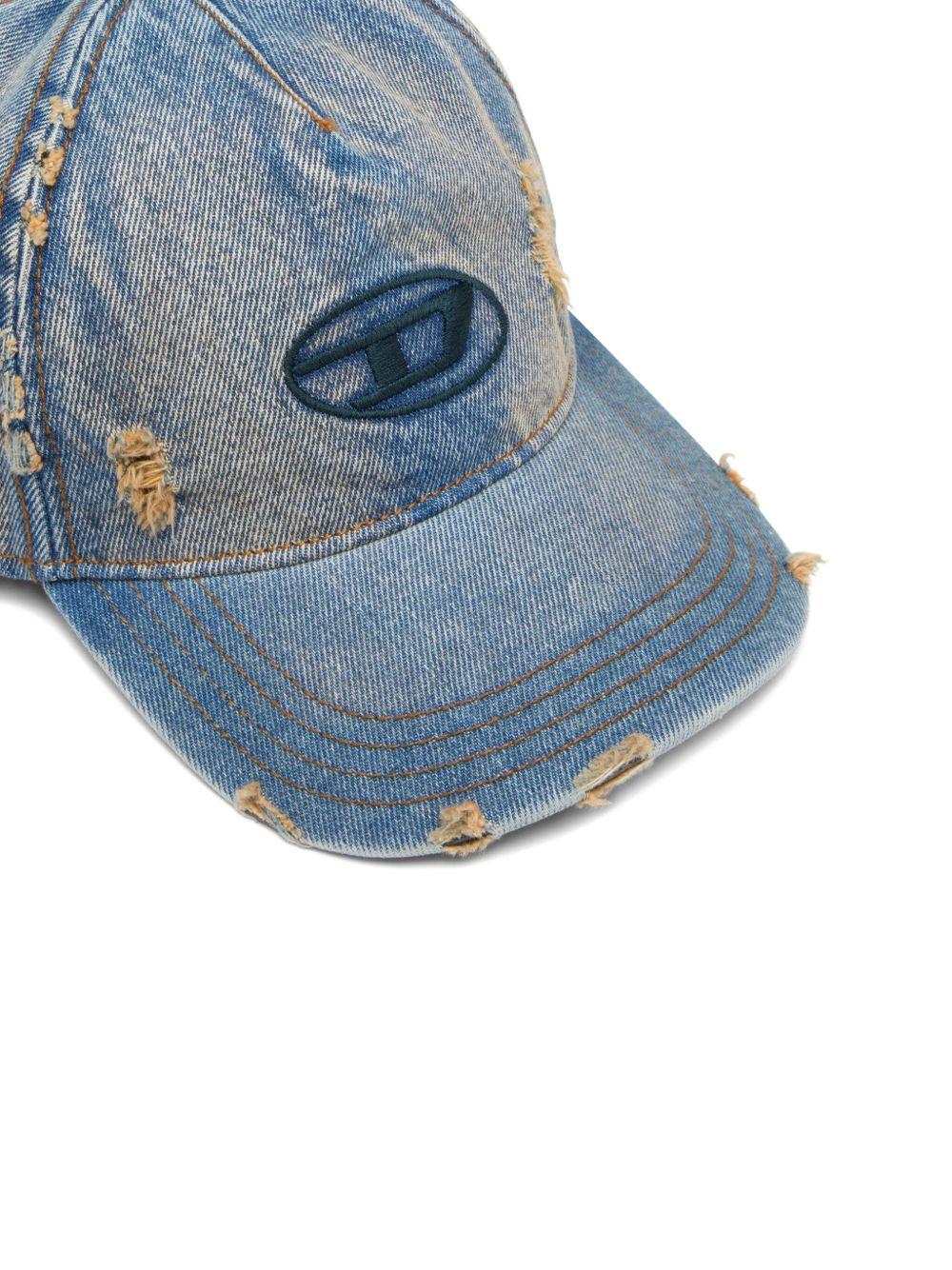 DIESEL Cappello da baseball in jeans