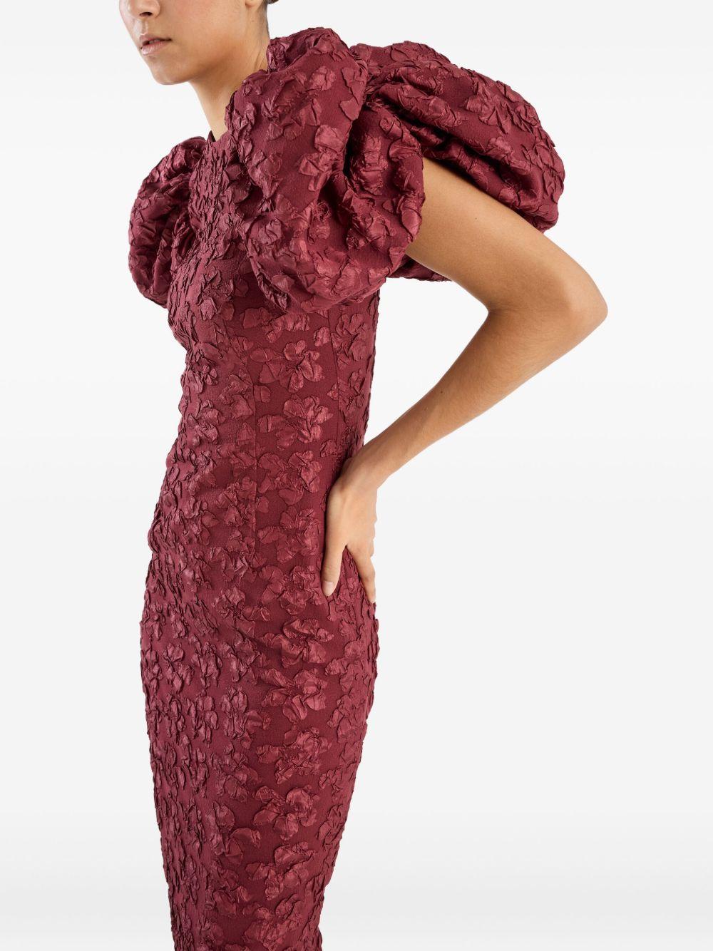 ROTATE Abito midi jacquard