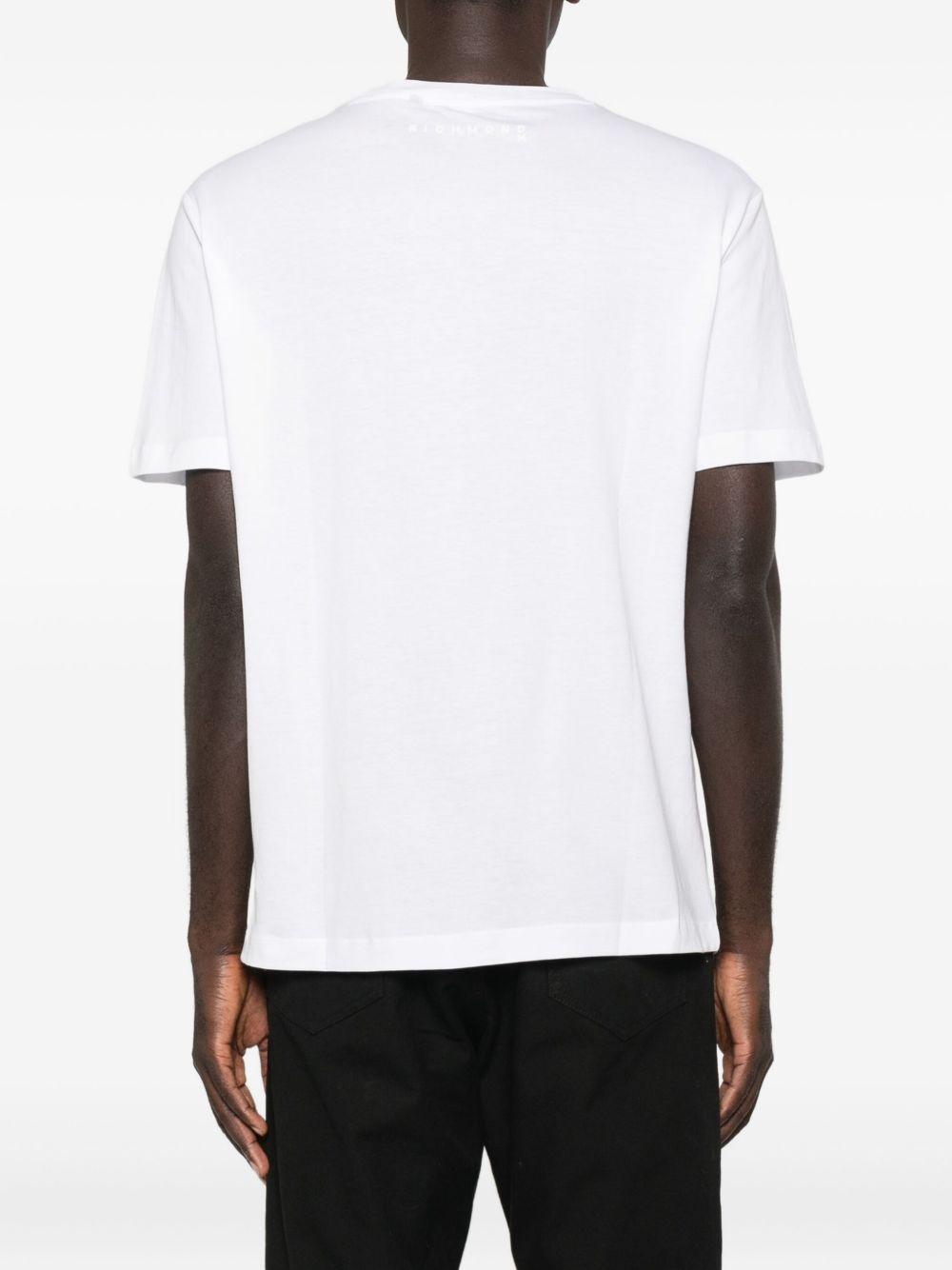 JOHN RICHMOND T-shirt girocollo bianca