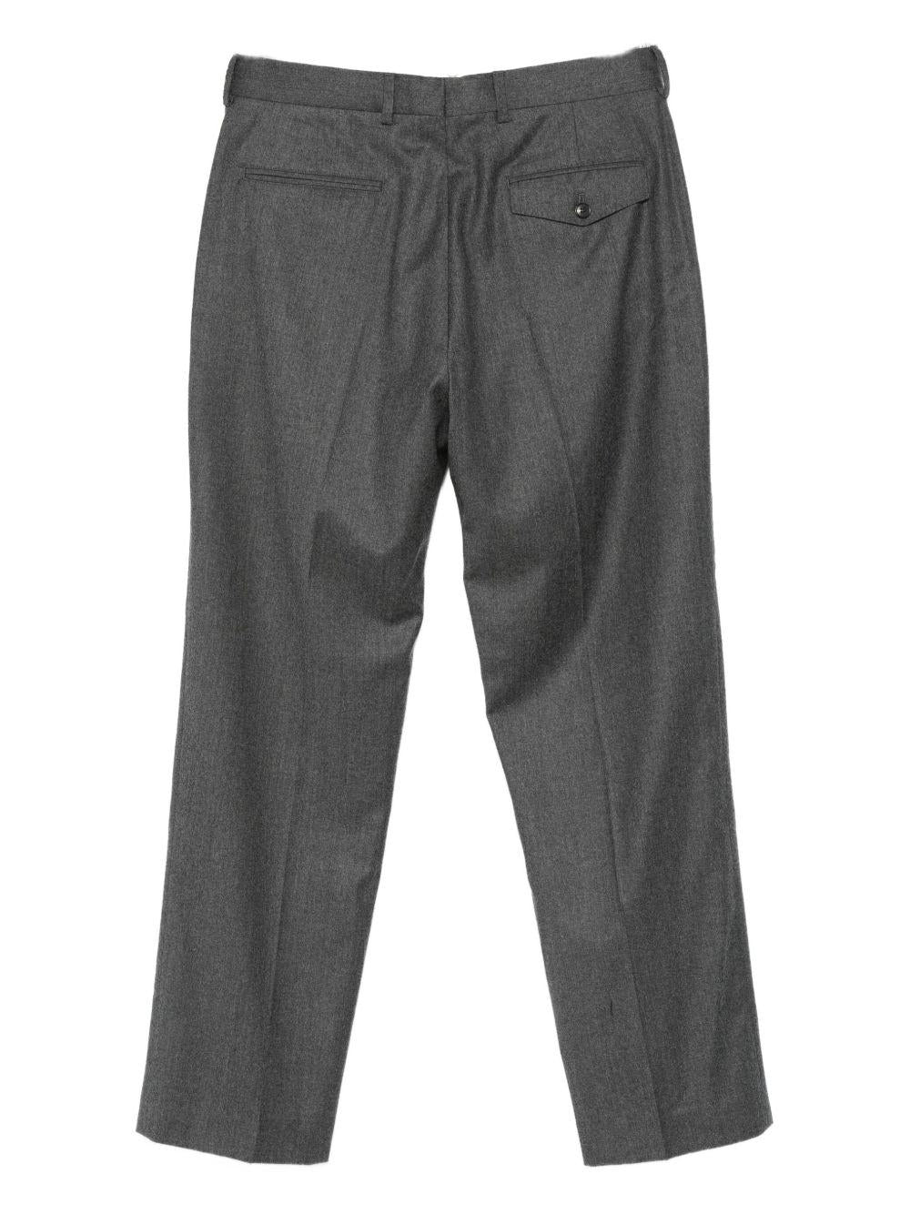 PAUL SMITH Pantalone elegante in lana e cashmere grigio