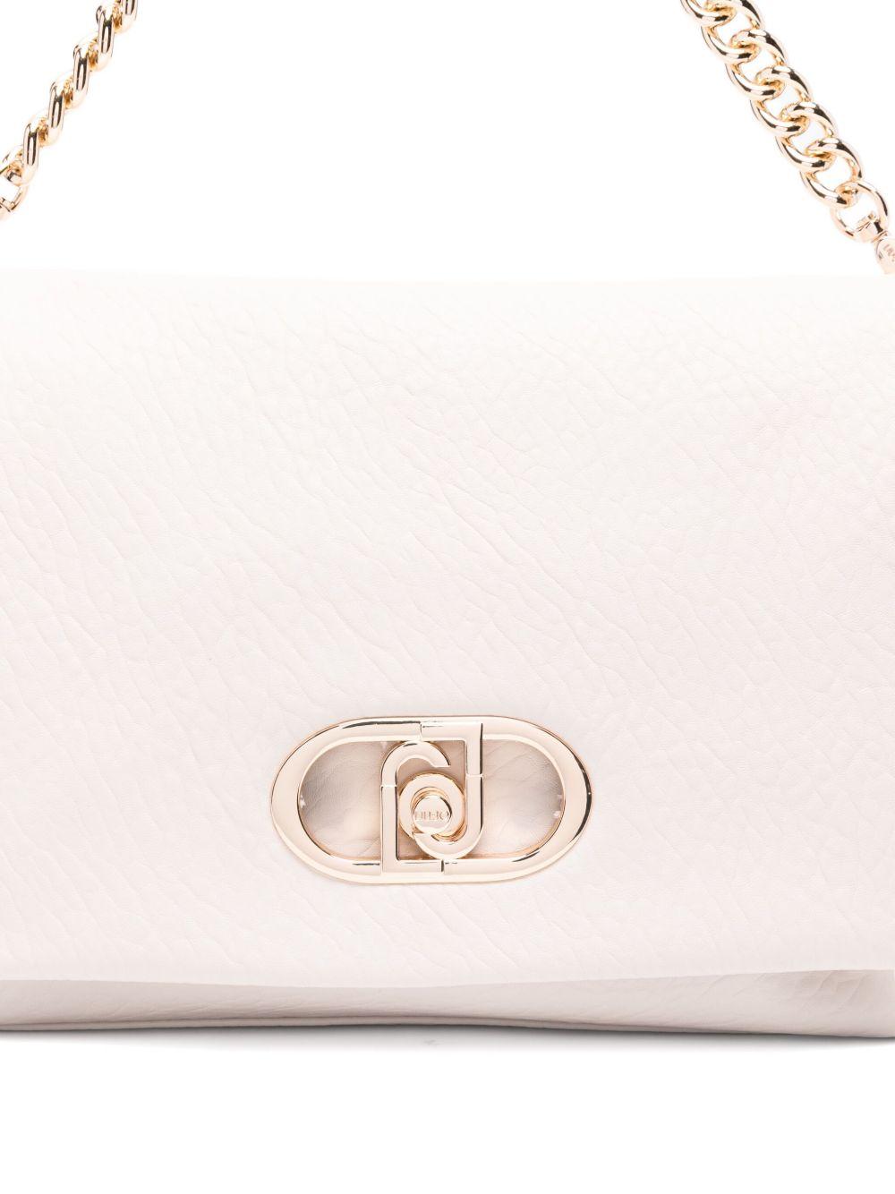 LIUJO Borsa a tracolla grigia con logo