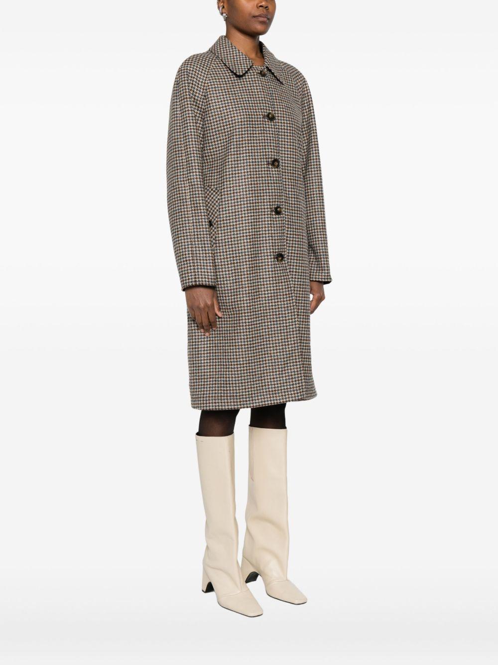 L IMPERMEABILE Trech con motivo pied-de-poule