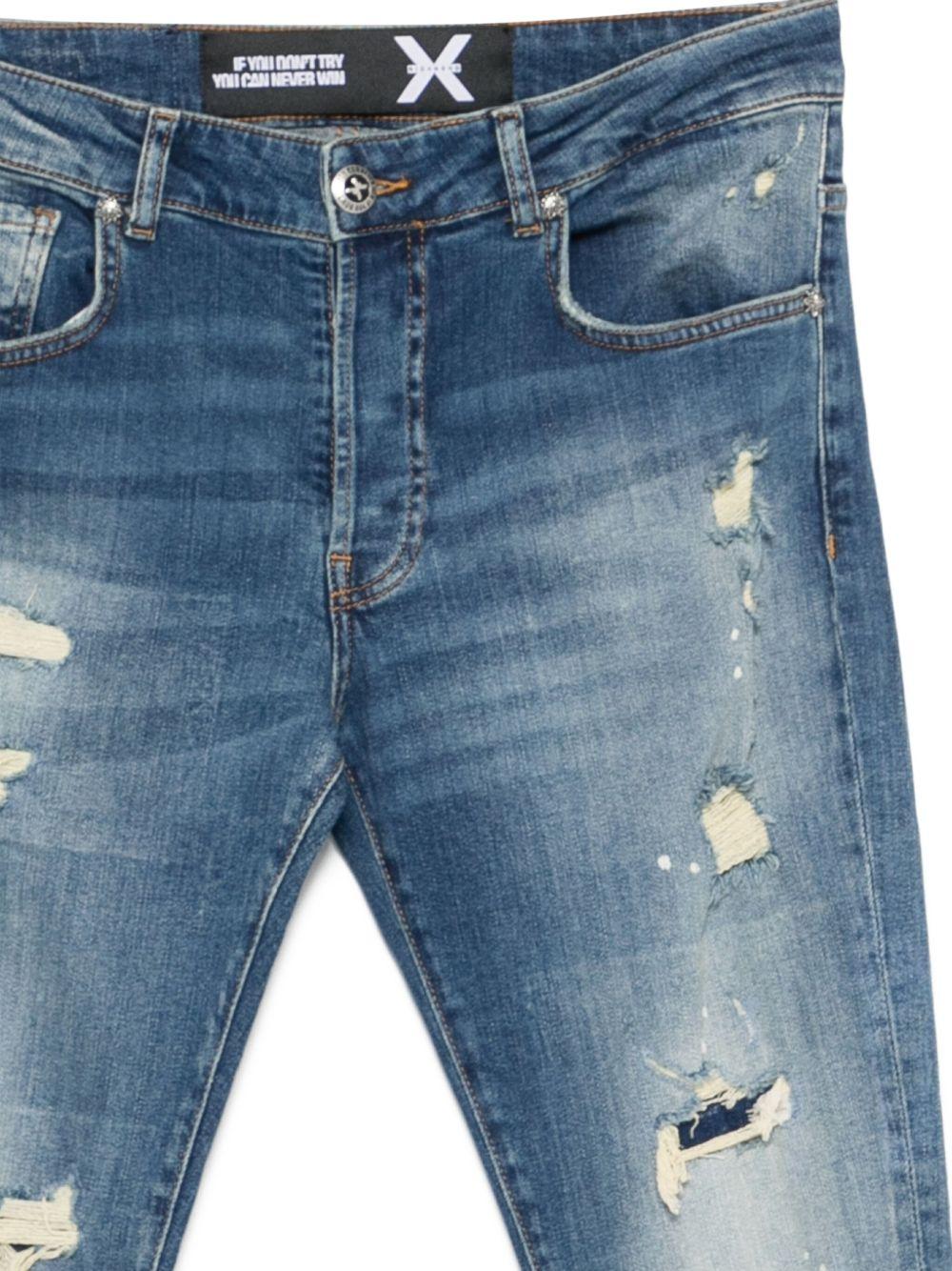 JOHN RICHMOND Jeans lunghi con strappi