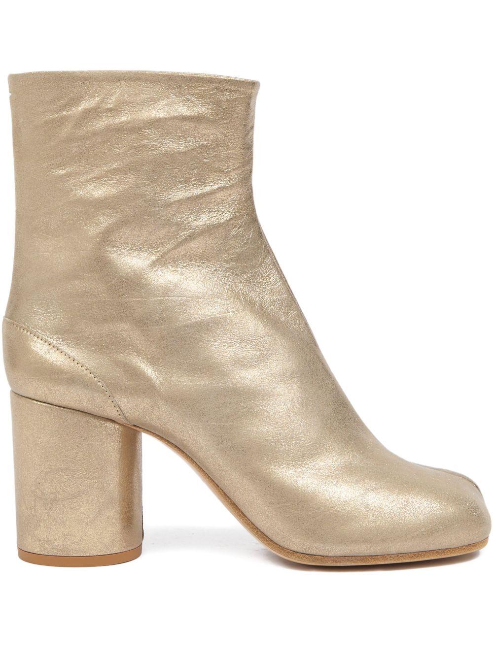 MAISON MARGIELA Stivaletti dorati Tabi