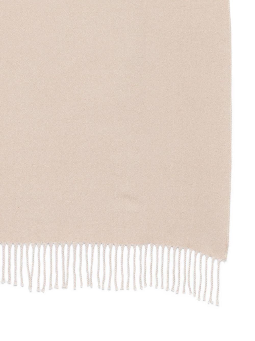 BLUGIRL Stola in maglia con collo in ecopelliccia