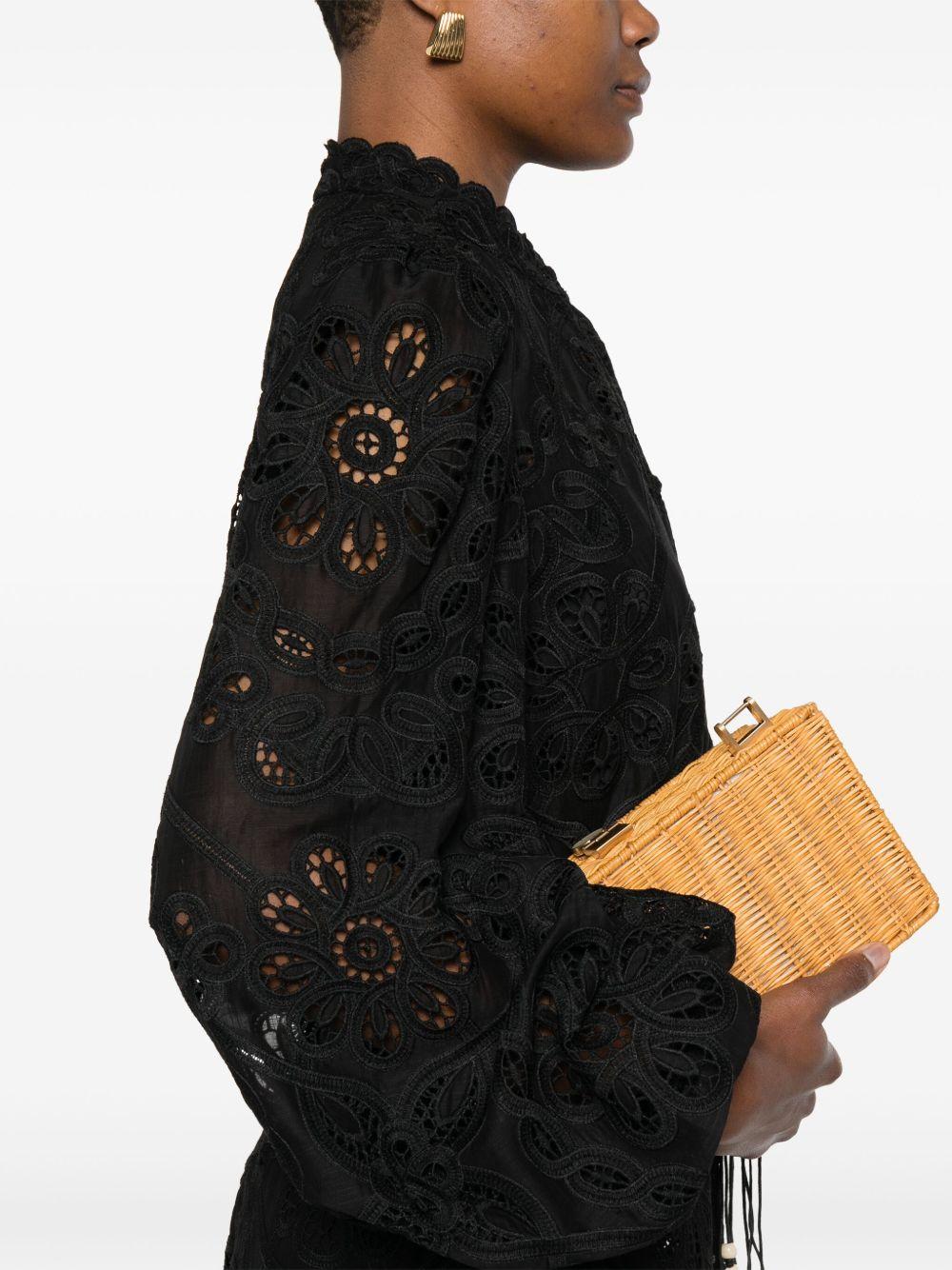 ZIMMERMANN Blusa 'Rhiannon' nera