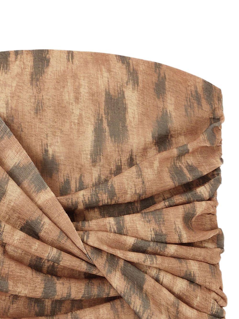 GANNI Top a fascia con stampa