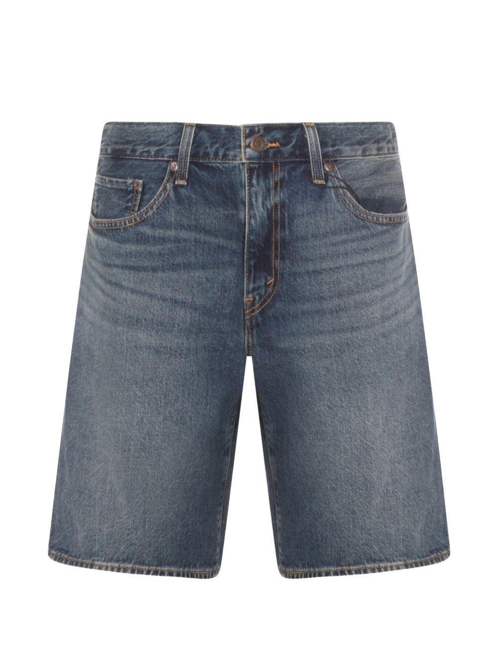 LEVIS Shorts in denim effetto wash