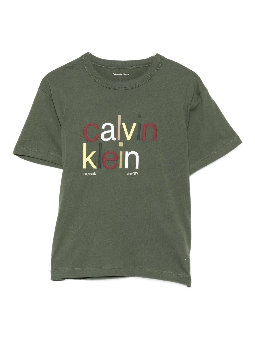 CALVIN KLEIN JEANS T-shirt a maniche corte con logo