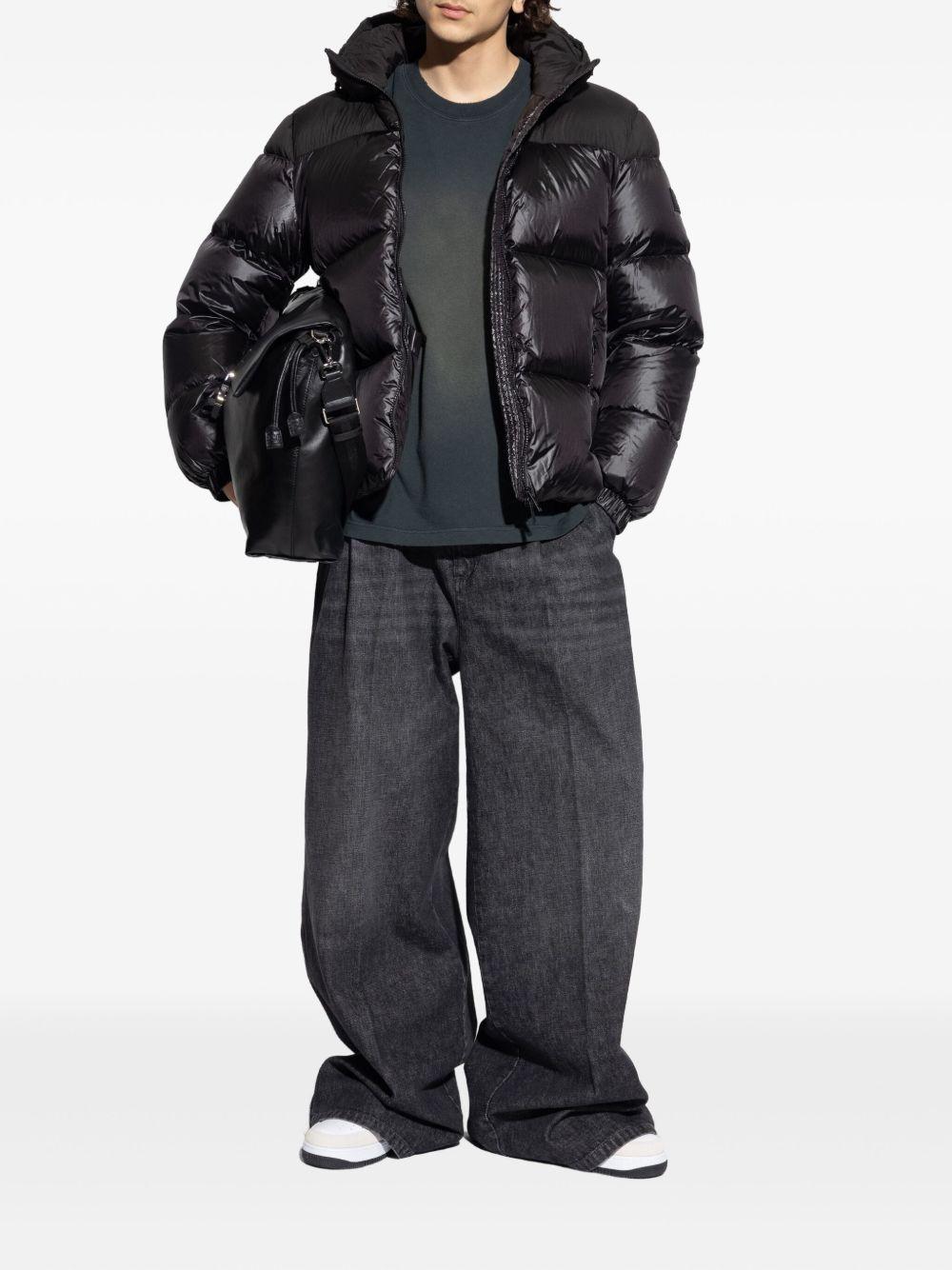 GOLDEN GOOSE T-shirt grigio scuro con logo