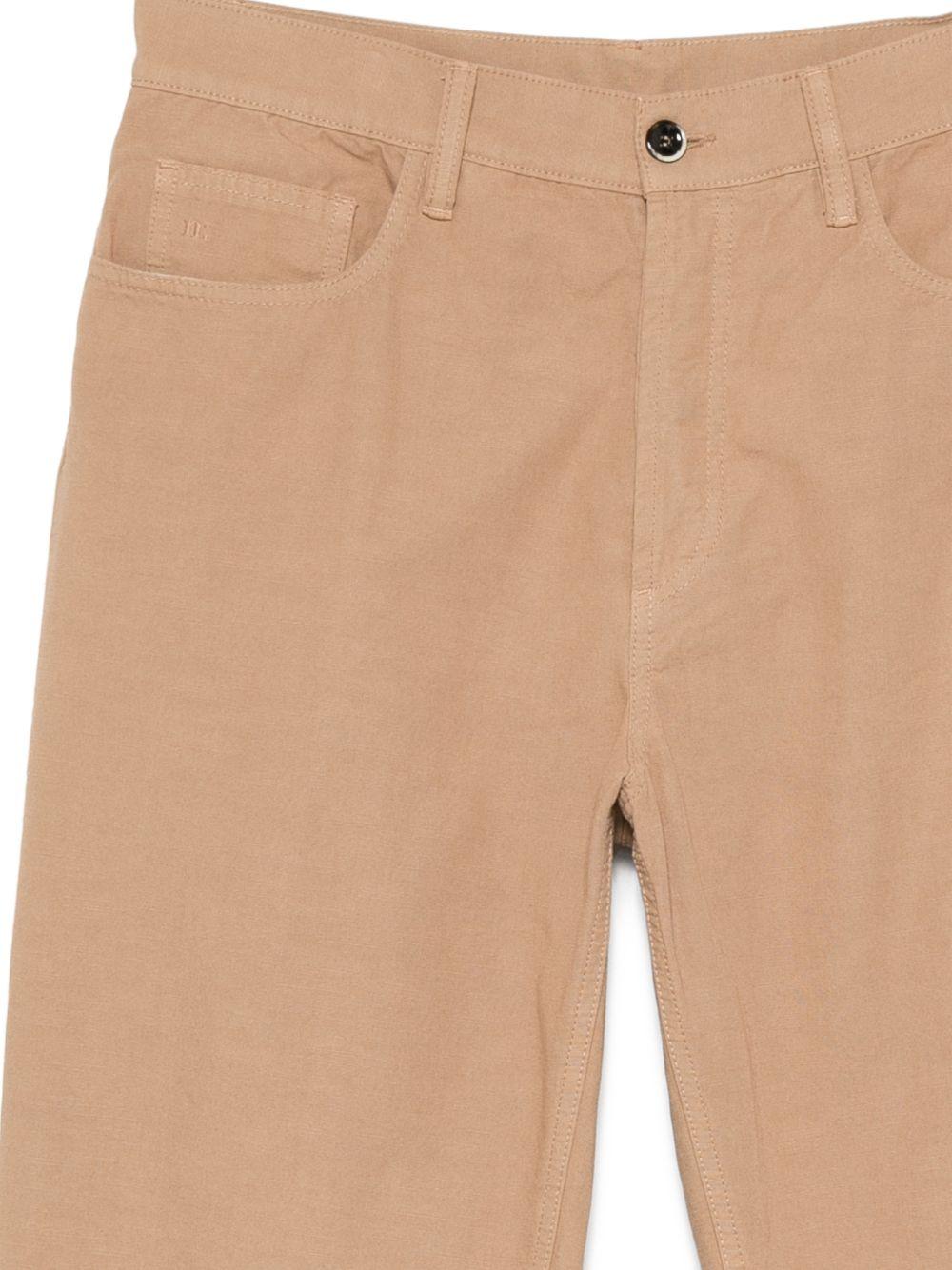 NINE IN THE MORNING Pantaloni Albert cammello in cotone