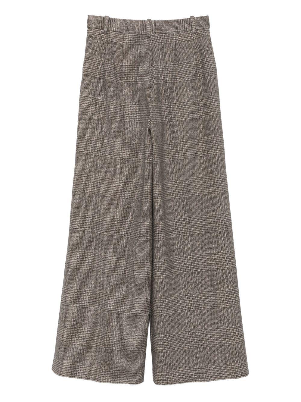 CIRCOLO 1901 Pantaloni beige a motivo Principe di Galles