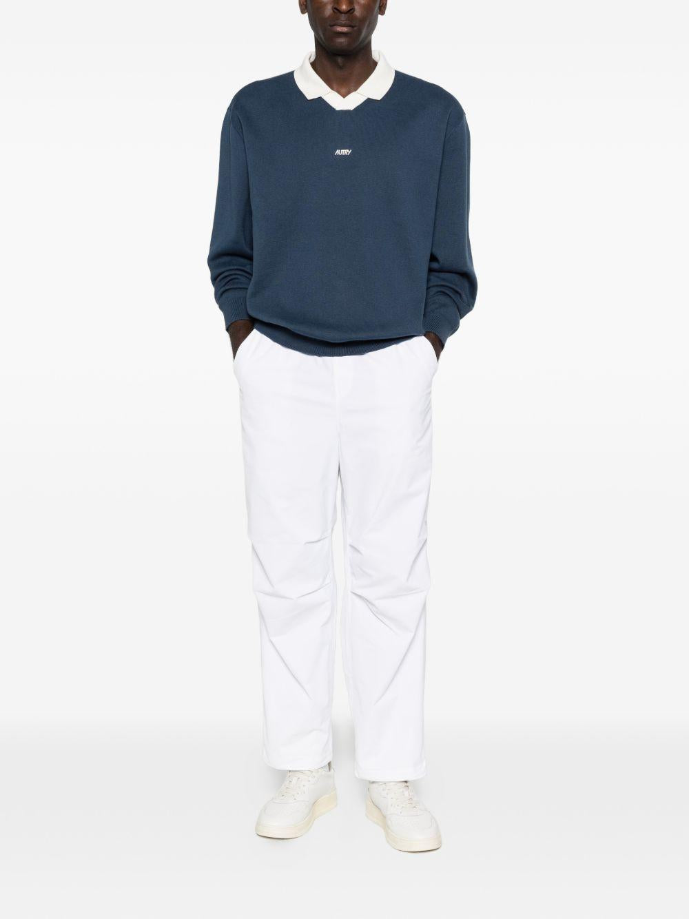 AUTRY Pantaloni bianchi con laccio
