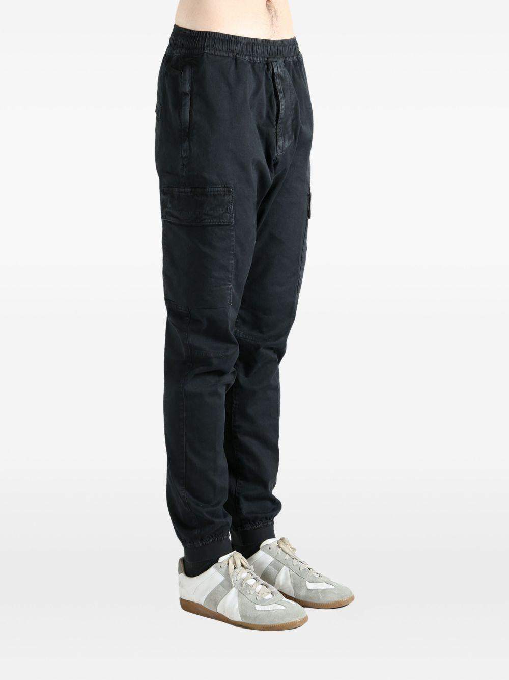 STONE ISLAND Pantalone cargo con patch logo