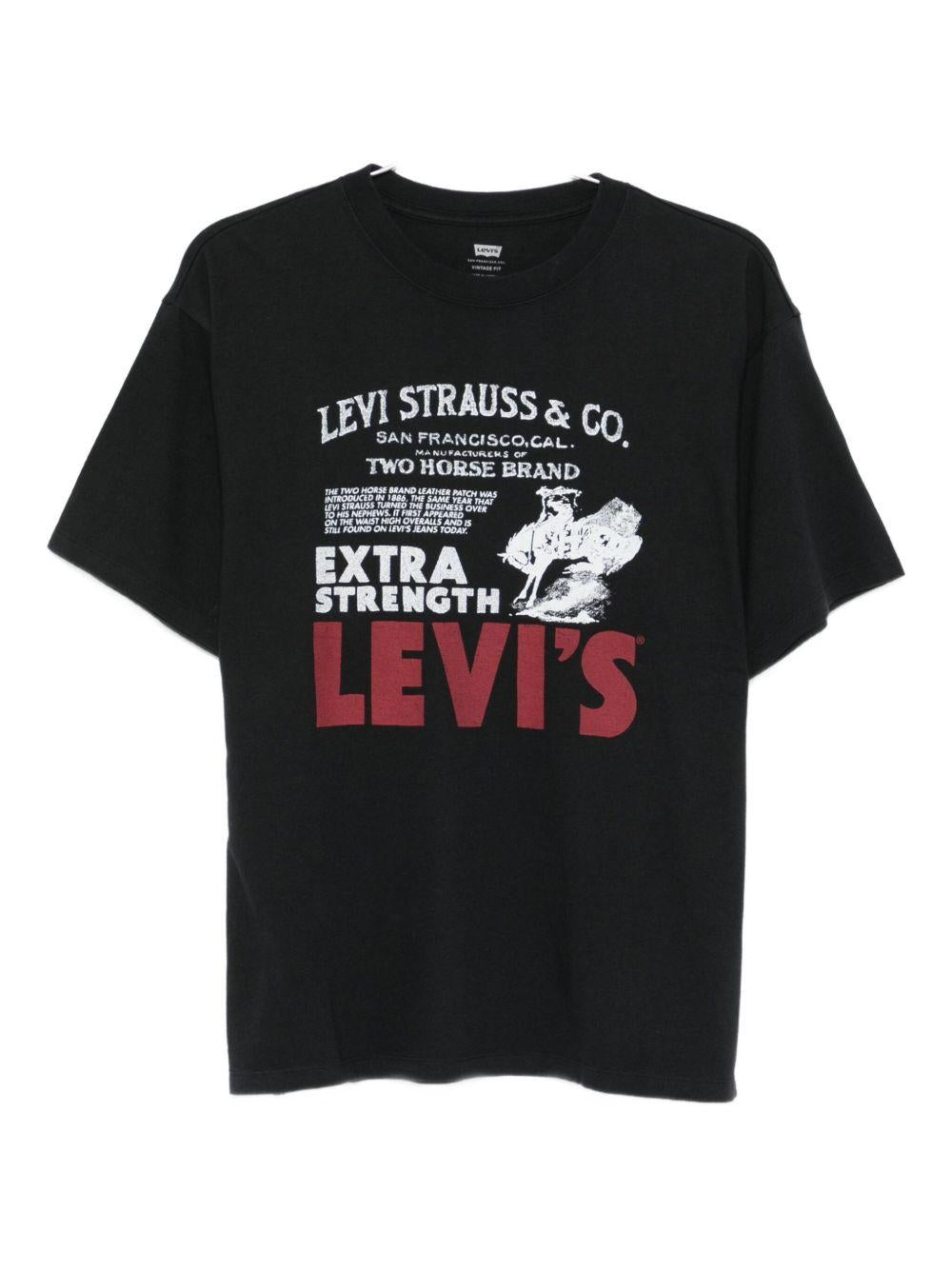 LEVIS T-shirt girocollo con stampa