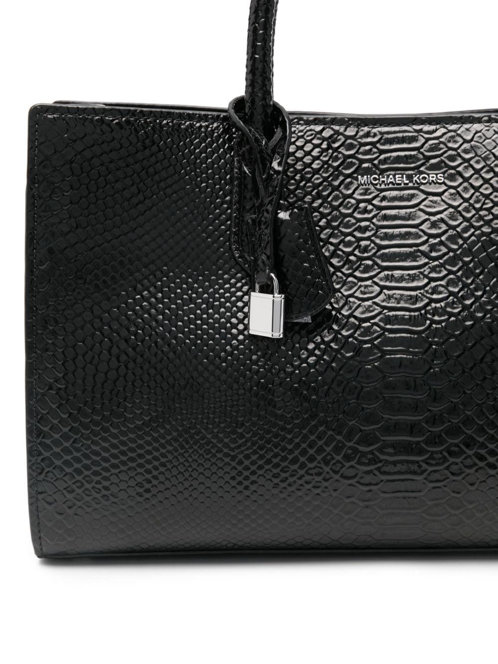 MICHAEL KORS Borsa tote 'Scarlett' con effetto serpente
