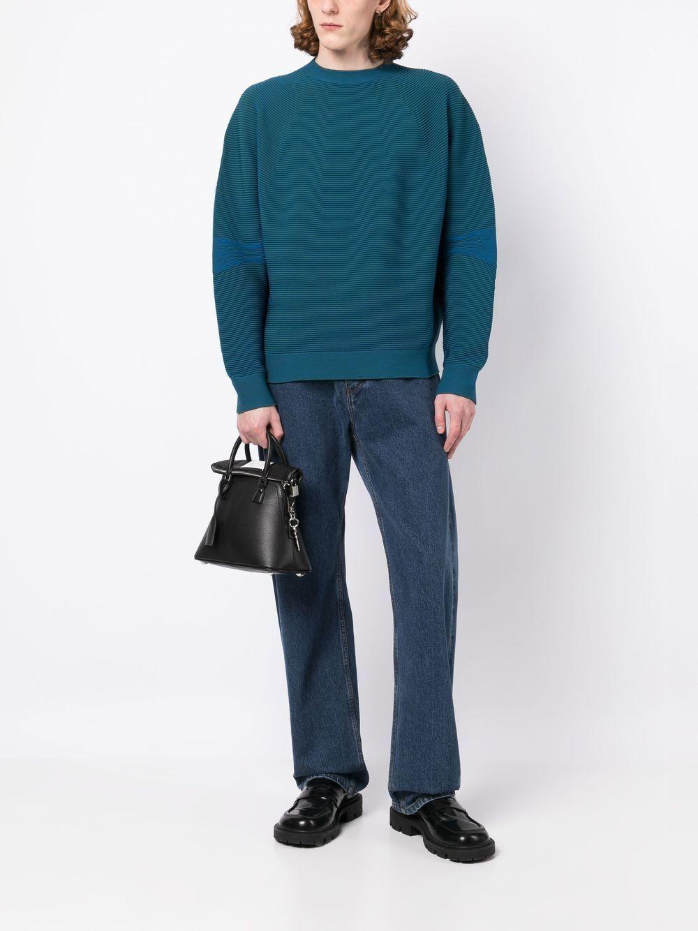 MAISON MARGIELA Borsa tote '5AC' in pelle martellata