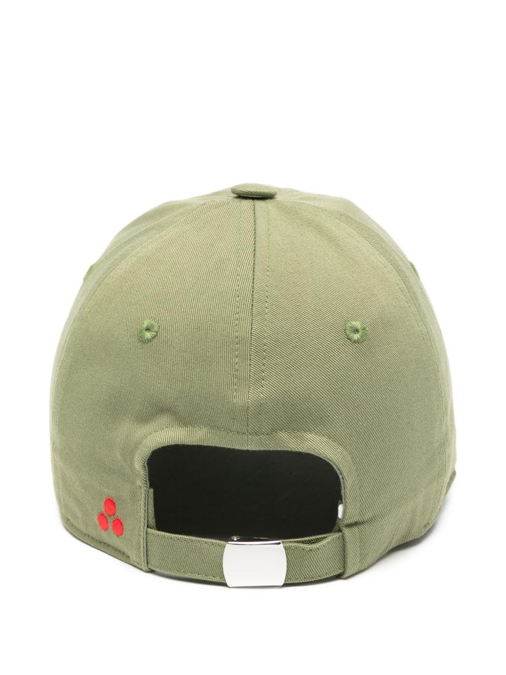 PEUTEREY Cappello baseball Debby in cotone verde con logo