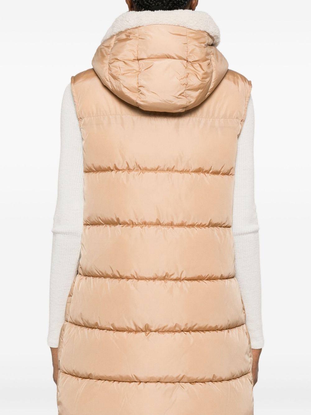 SAVE THE DUCK Gilet beige 'Dolce' con pelliccia
