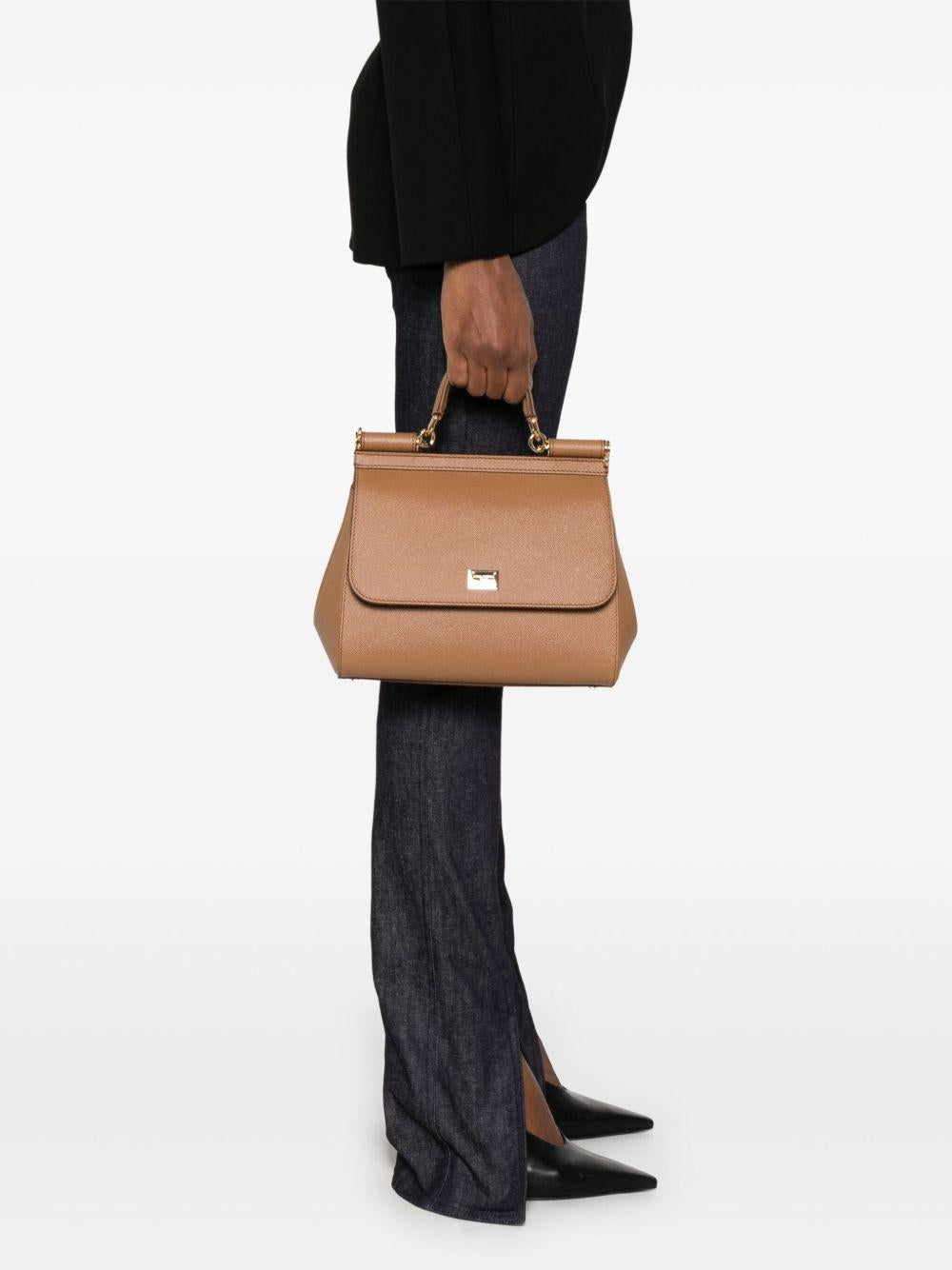 DOLCE e GABBANA Borsa 'Sicily' grande marrone