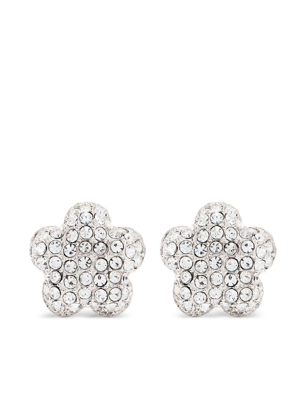MARC JACOBS Orecchini a fiore con strass