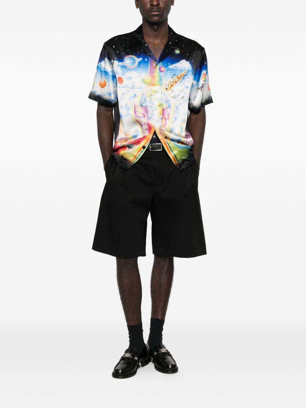 CASABLANCA Camicia con stampa grafica multicolore