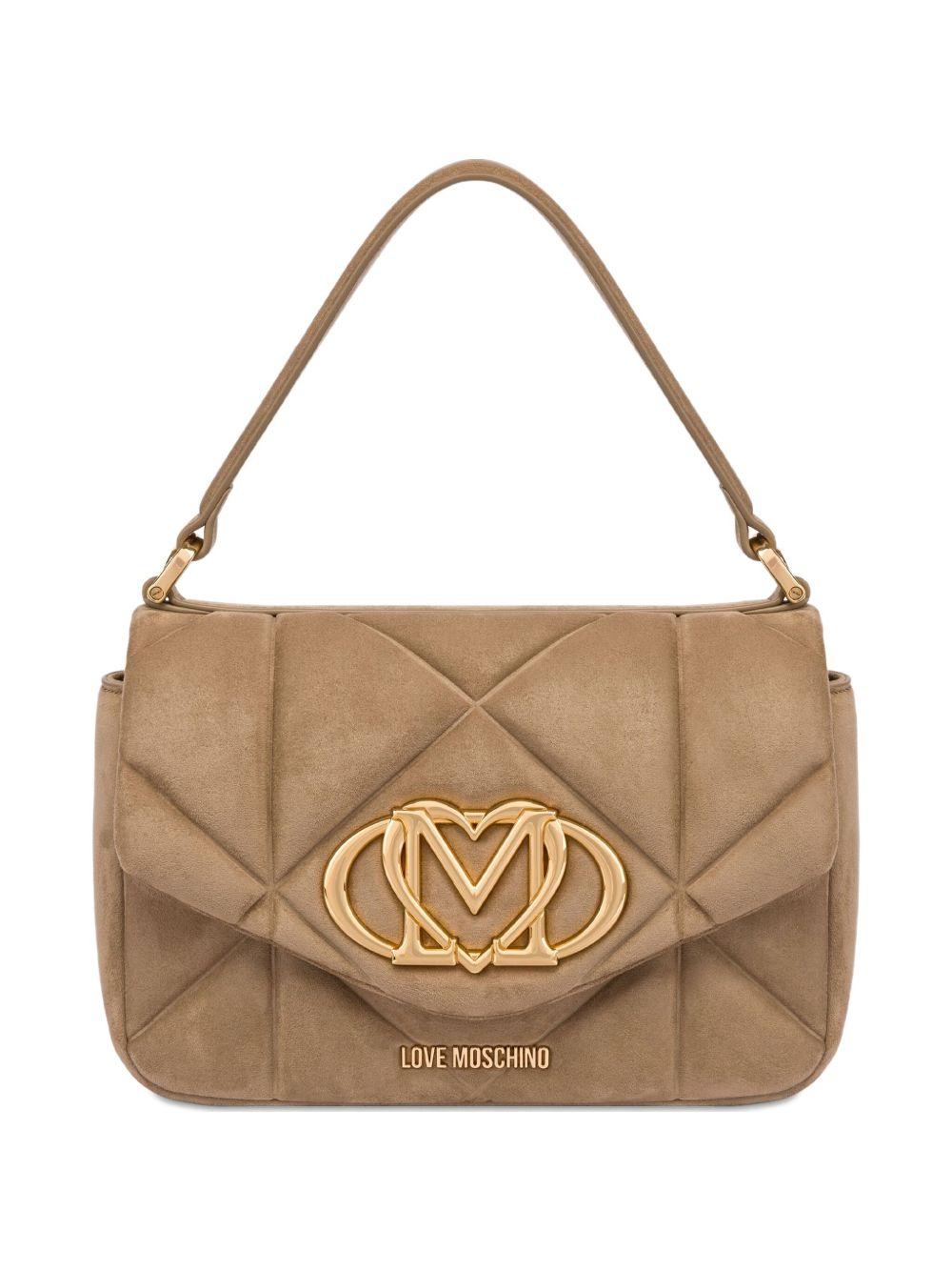 LOVE MOSCHINO Borsa a mano beige matelassé