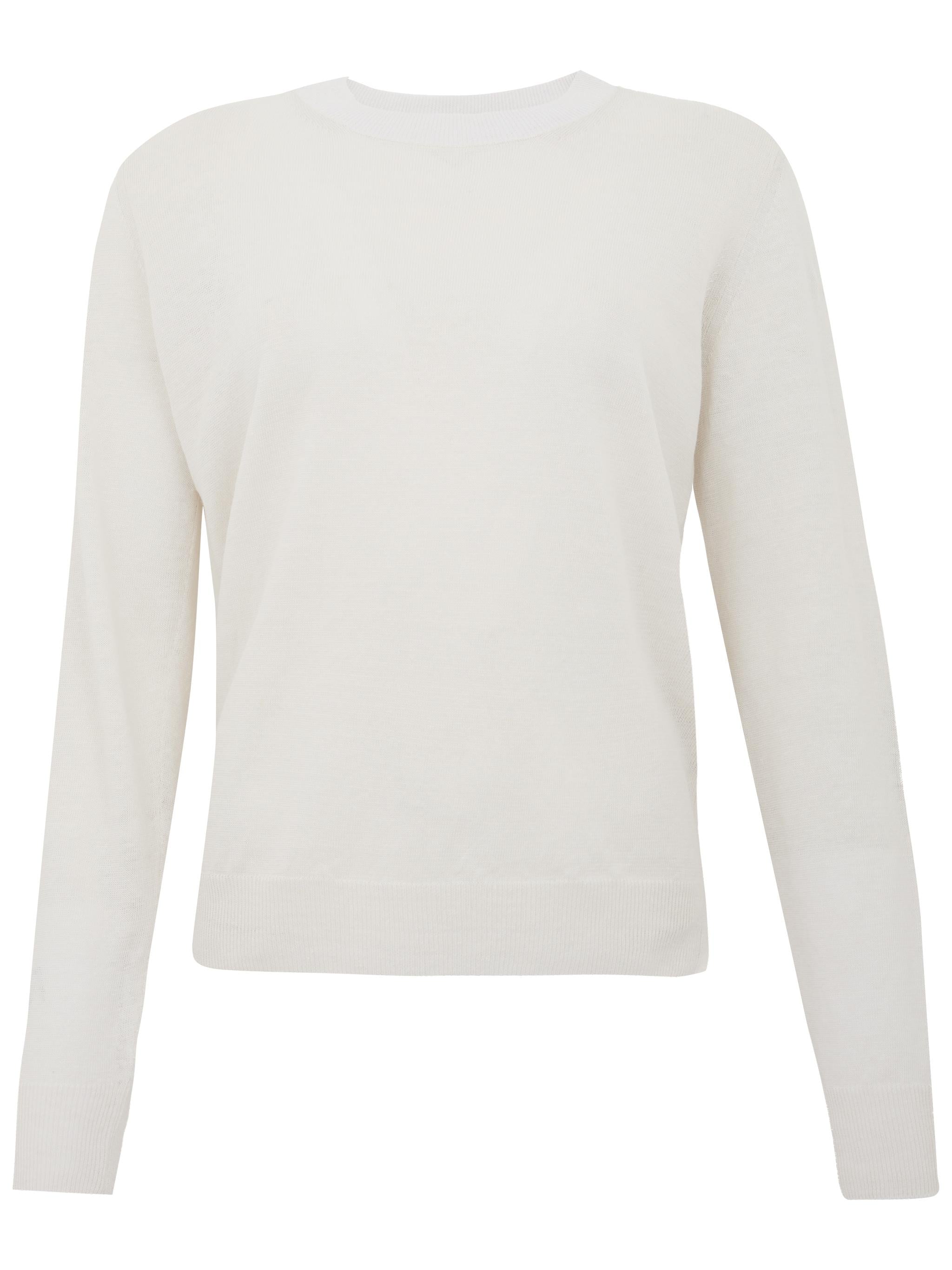 S MAX MARA Maglia girocollo Fervore bianco sporco