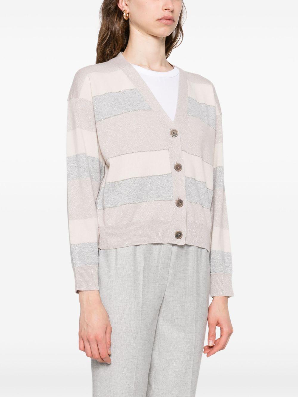 PESERICO Cardigan a righe