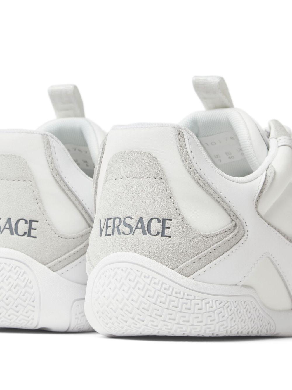 VERSACE Sneakers Galaxia in pelle bianca