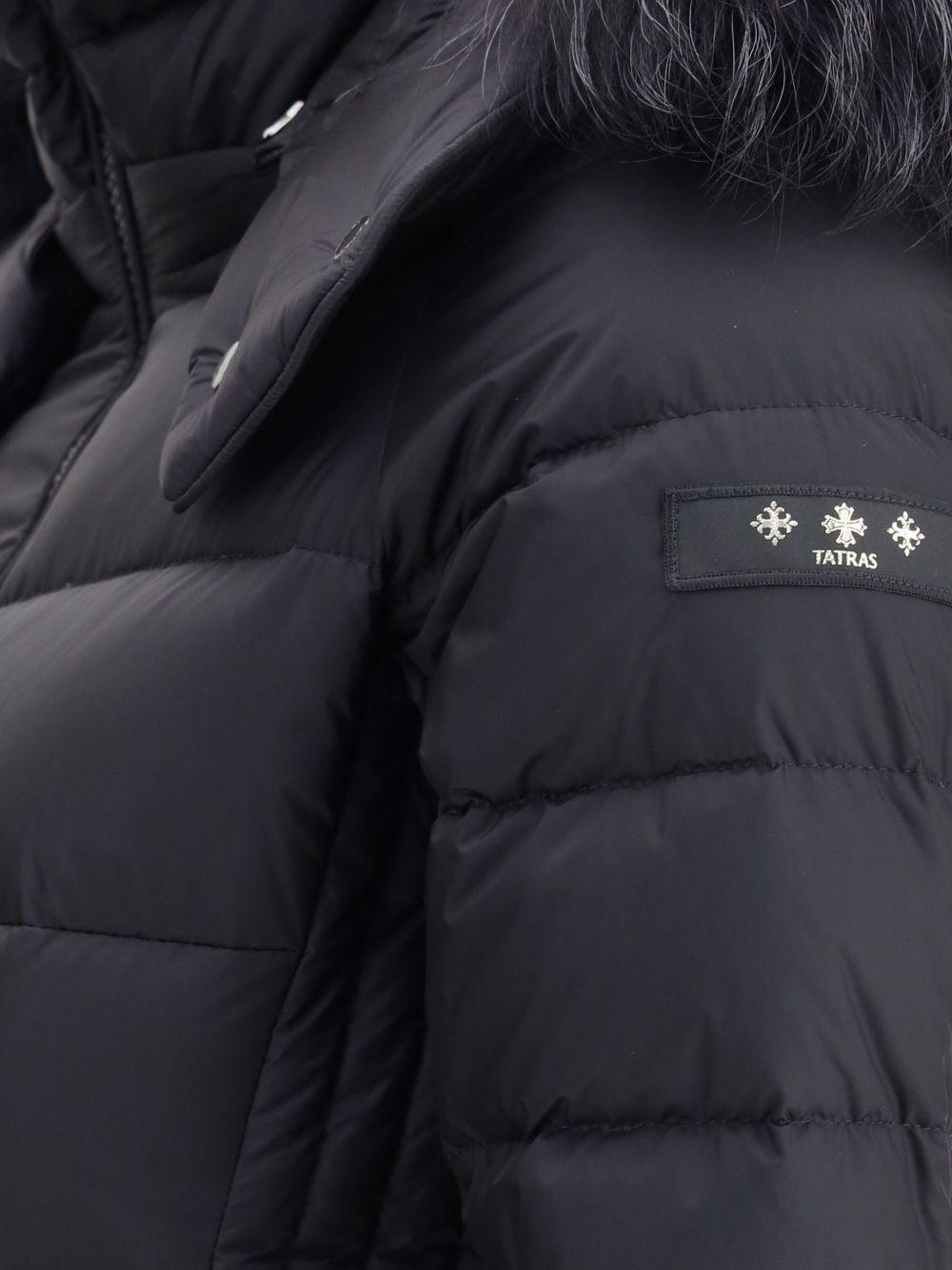 TATRAS Piumino lungo nero 'Sarma'