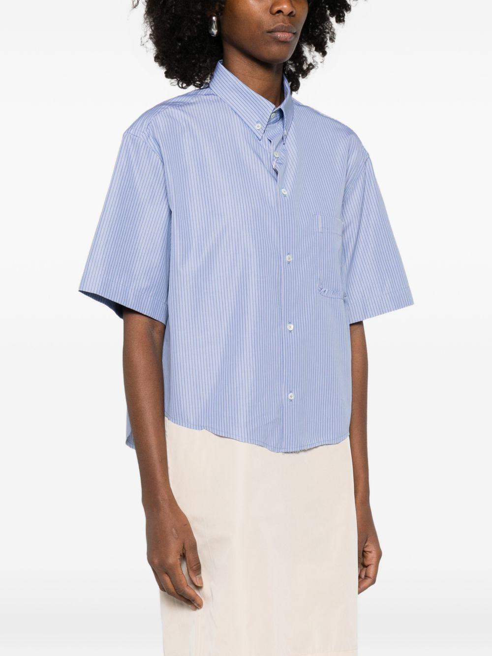 MAISON MARGIELA Camicia a maniche corte in cotone