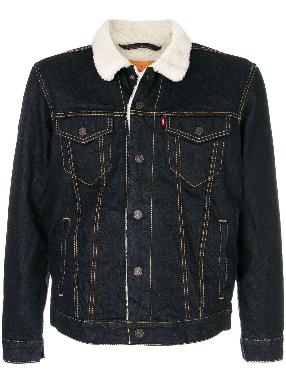 LEVIS Giacca denim con shearling
