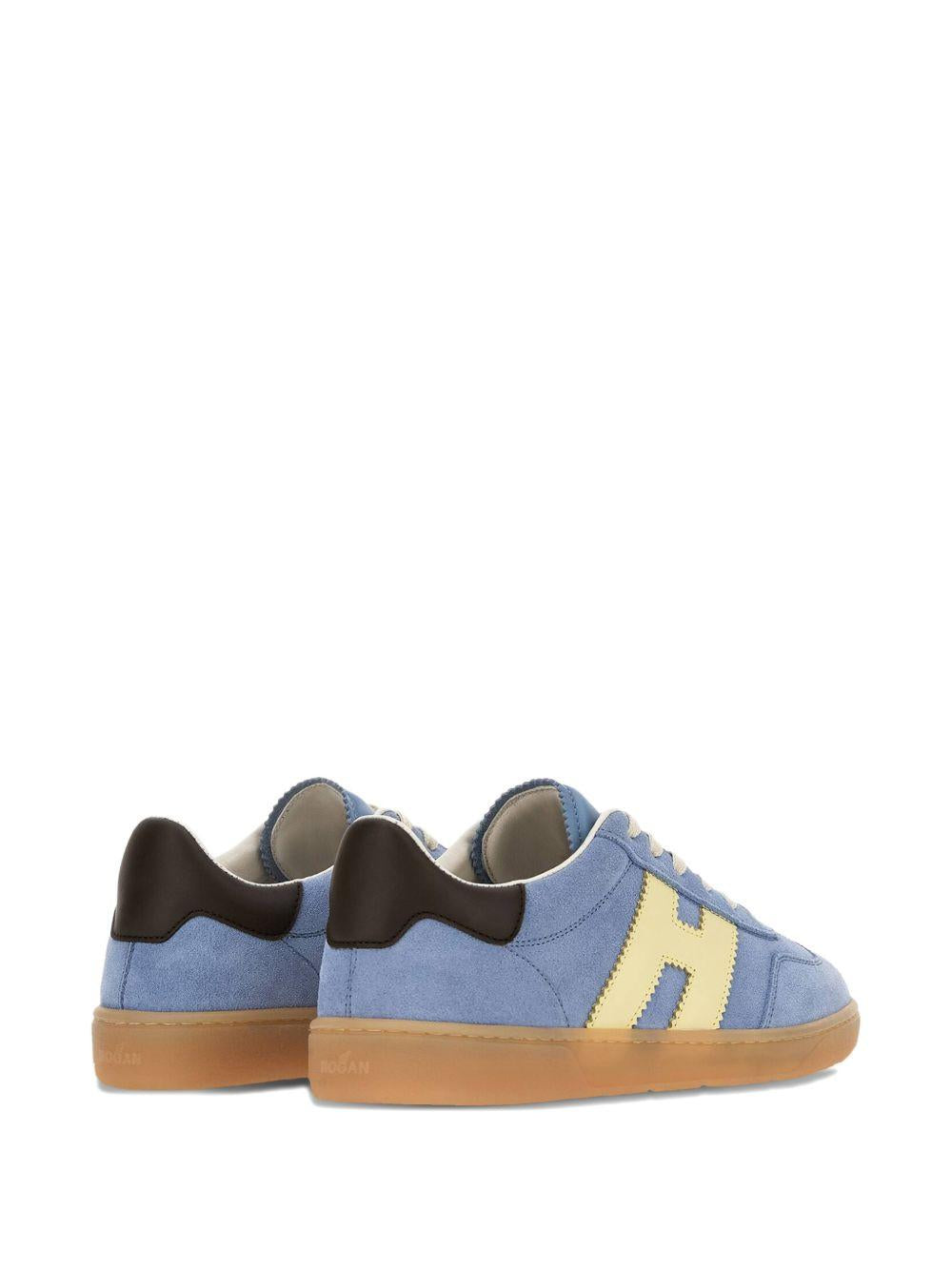 HOGAN Sneakers in pelle azzurra