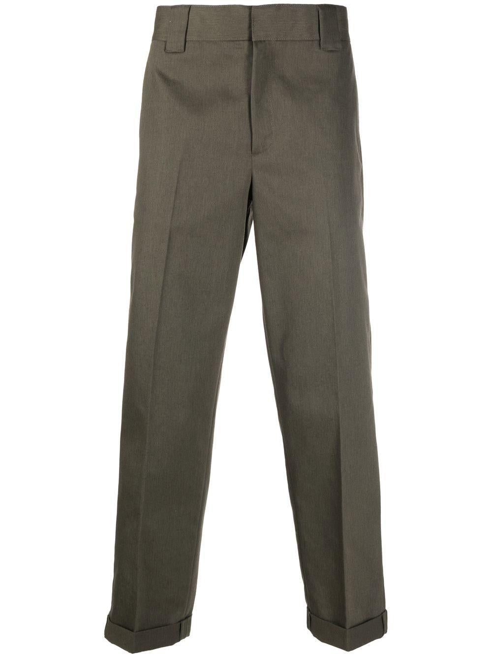 GOLDEN GOOSE Pantaloni chino verdi militare