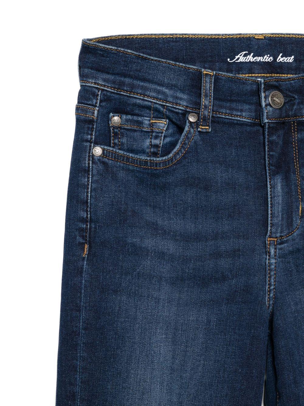 LIUJO Jeans blu scuro flare