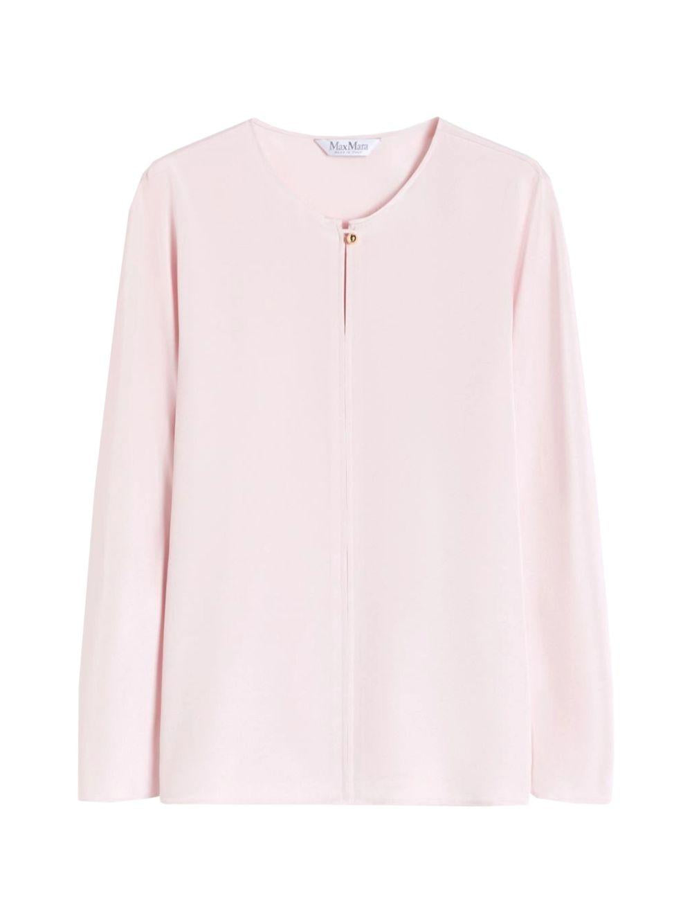 MAX MARA Blusa Mitico in seta rosa