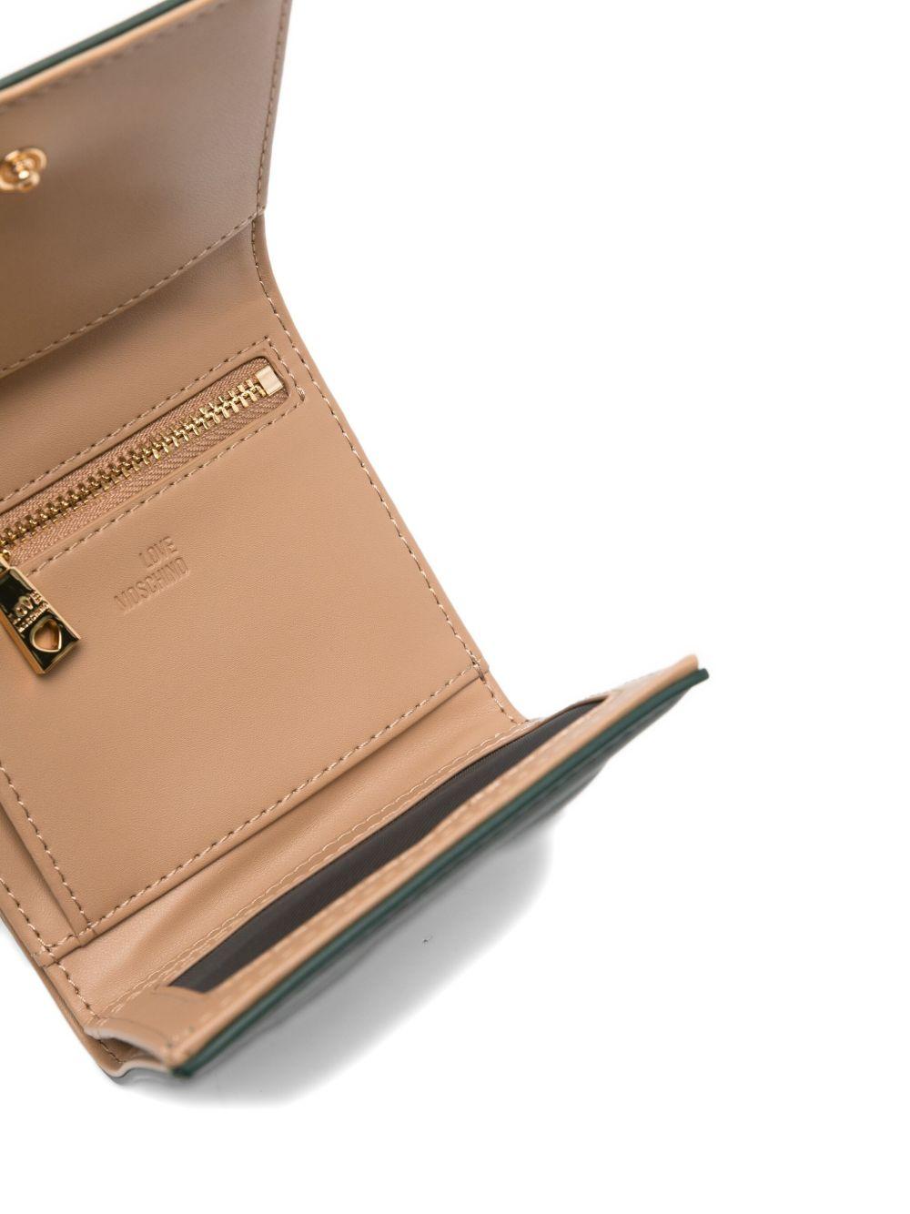 LOVE MOSCHINO Portafoglio trapuntato con logo