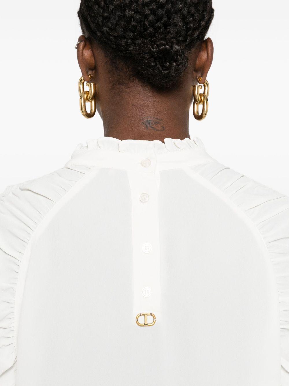 TWINSET Blusa con maniche arricciate