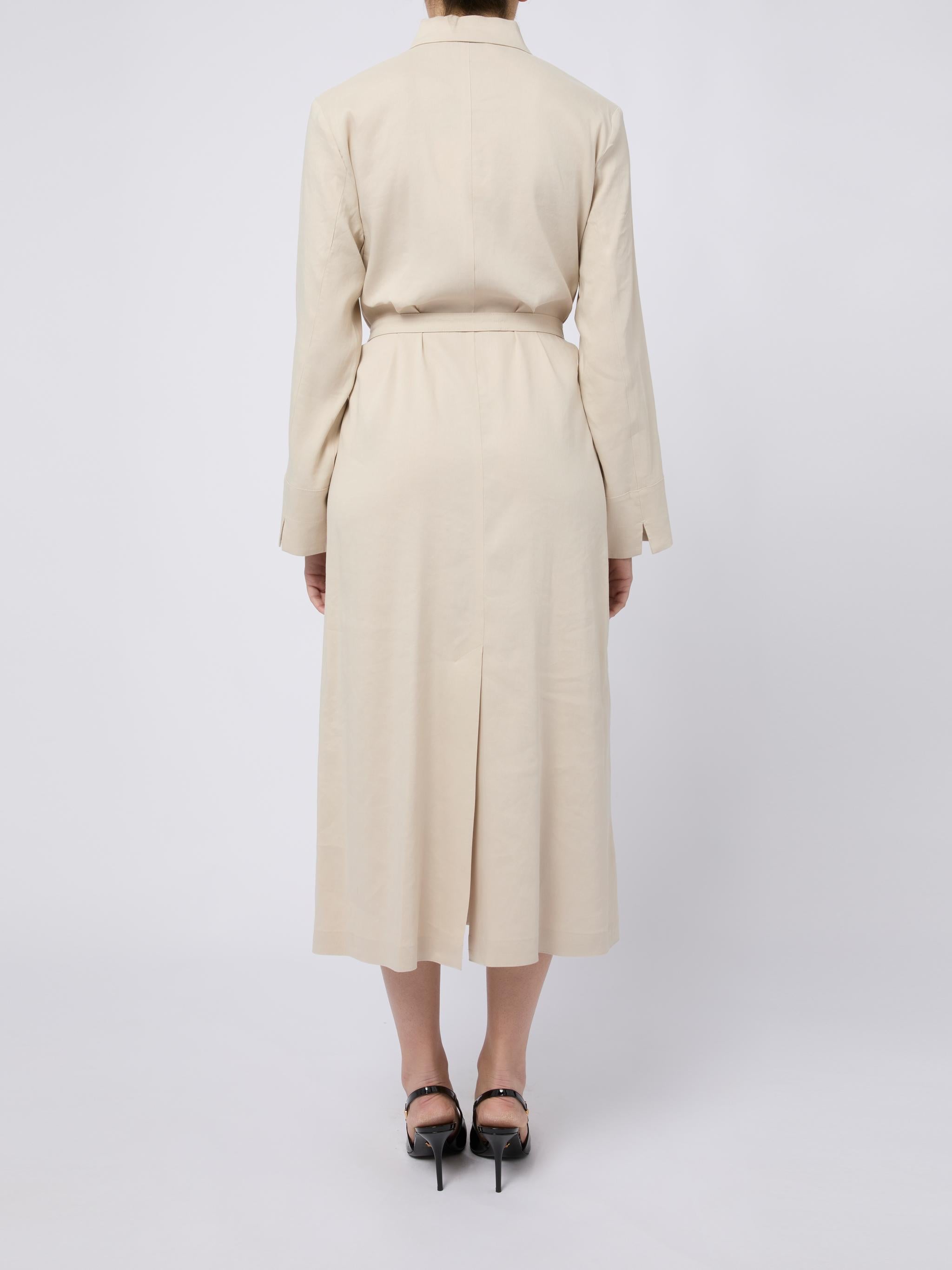 MAX MARA Abito midi Nordica con cintura in vita