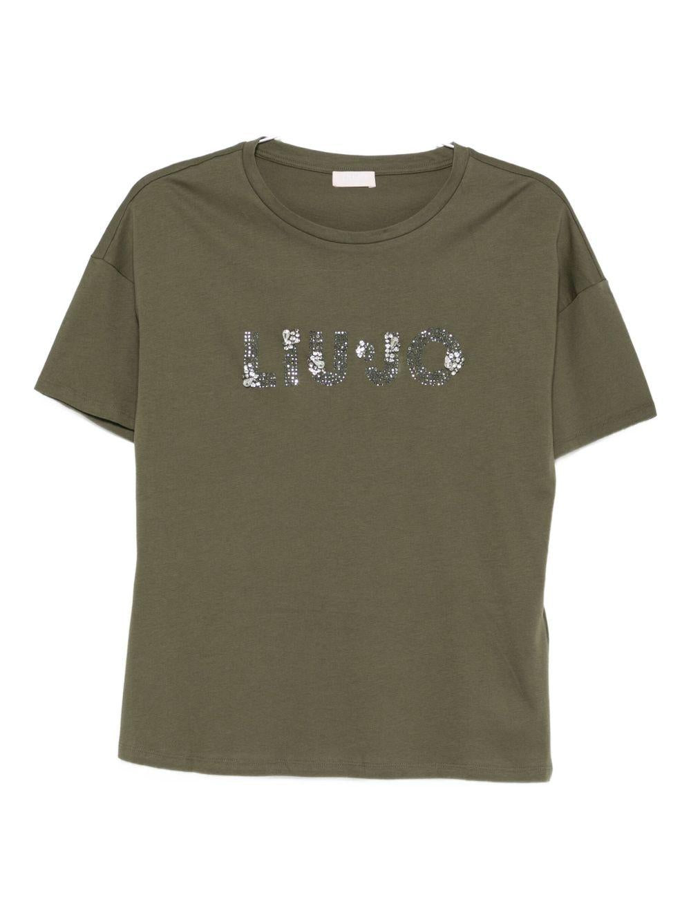 LIUJO T-shirt girocollo con logo