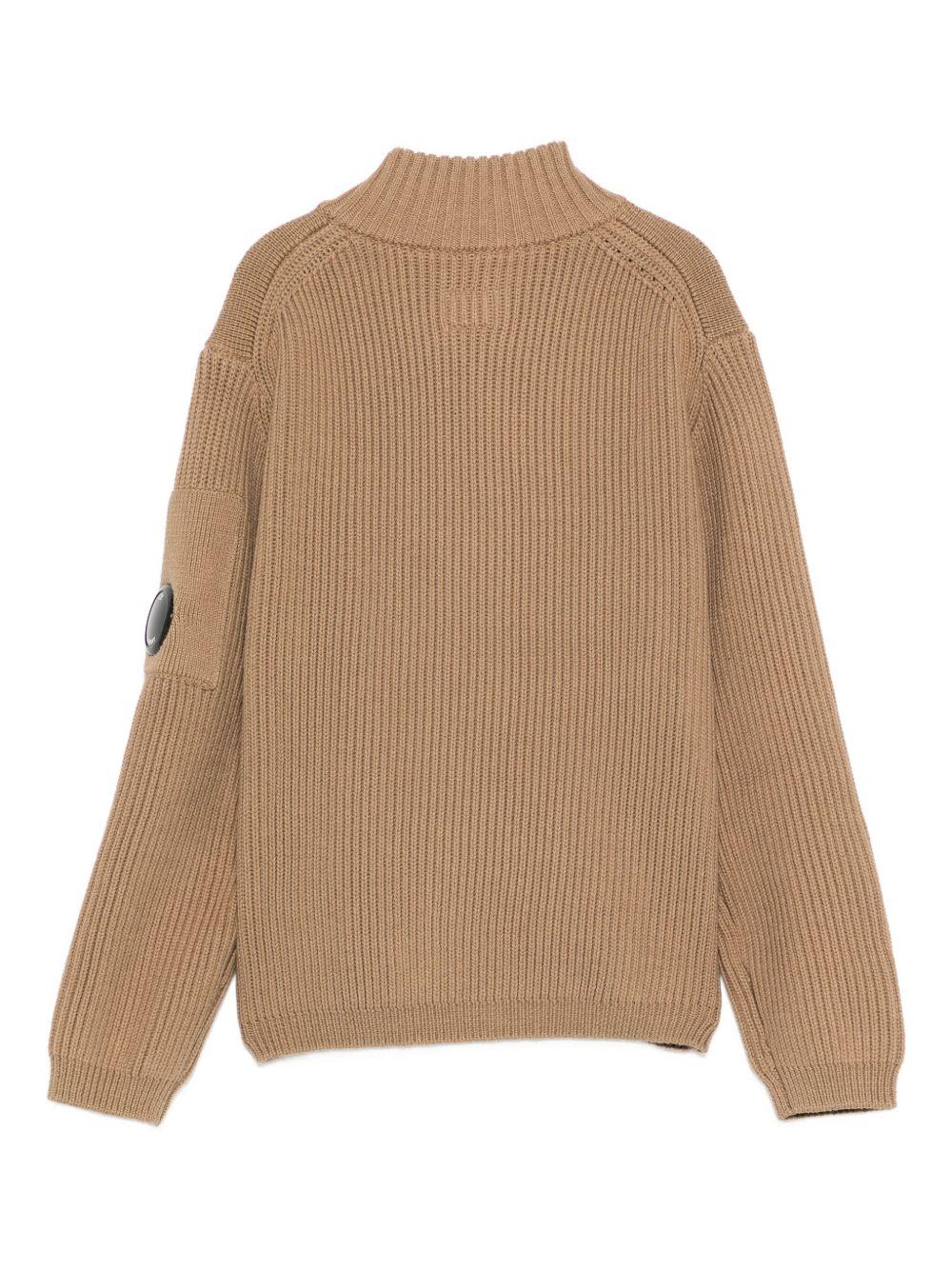 CP COMPANY Cardigan in maglia con applicazione