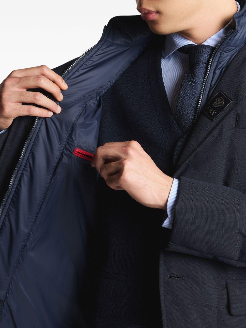 FAY Giacca trapuntata blu navy