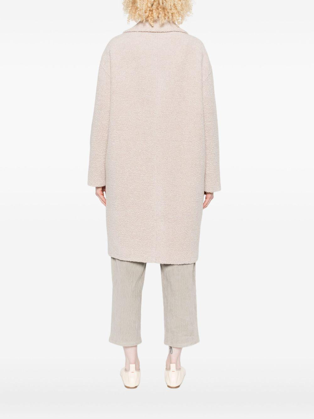 HARRIS WHARF LONDON Cappotto doppiopetto in tessuto bouclé