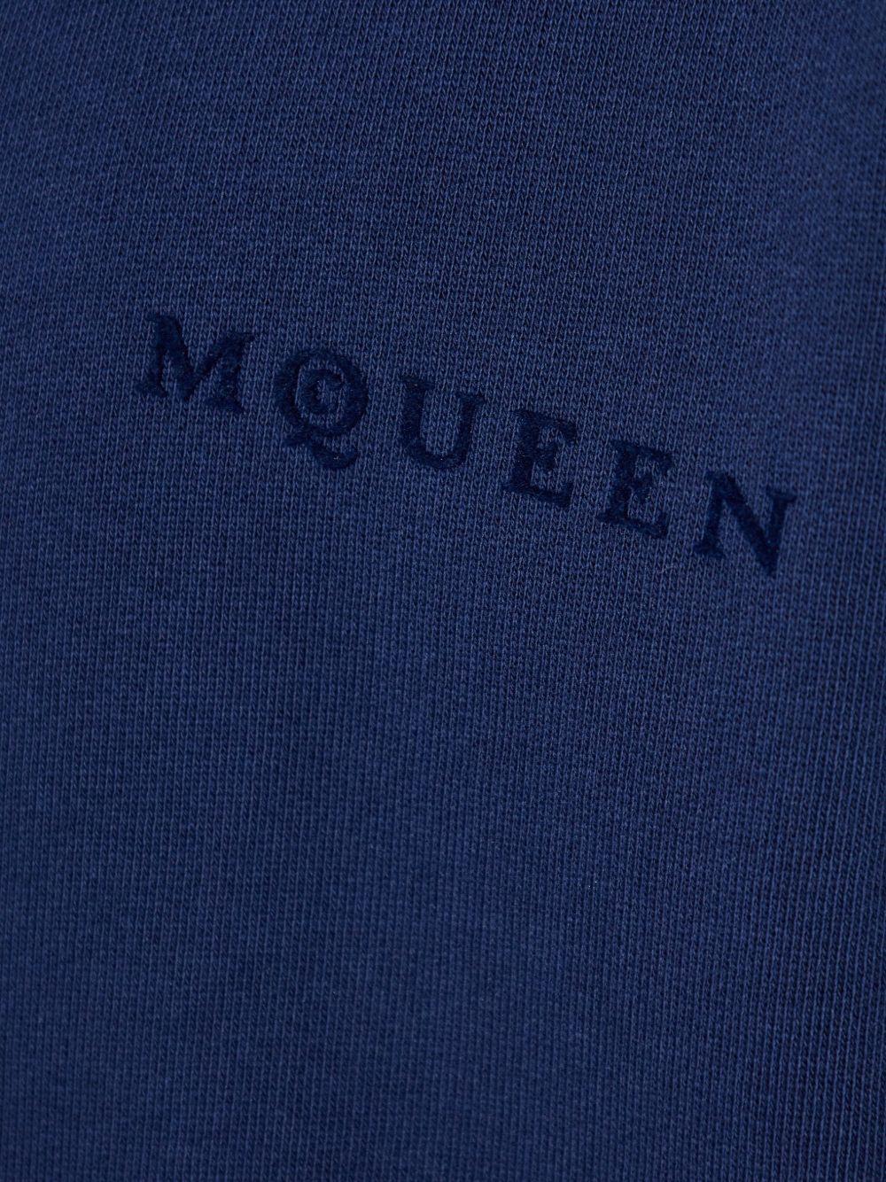 ALEXANDER McQUEEN Felpa con cappuccio blu