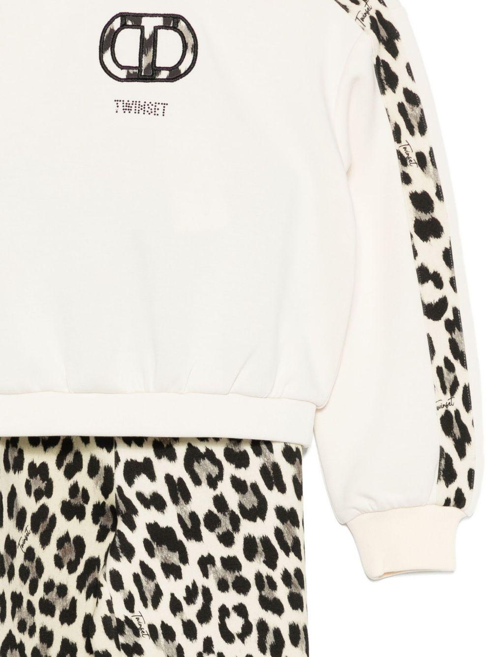 TWINSET Tuta sportiva leopardata