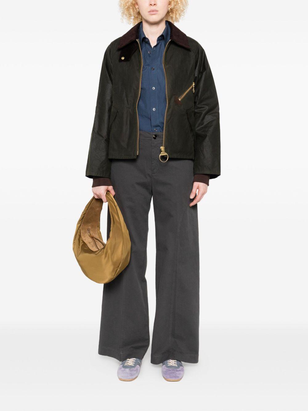 BARBOUR Giacca Arlene in cotone verde