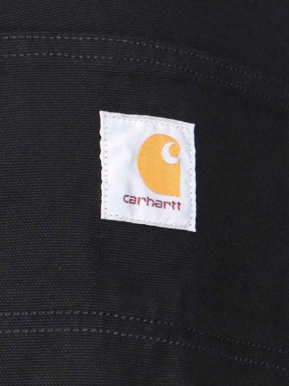 CARHARTT WIP Jeans dritto unisex in cotone nero