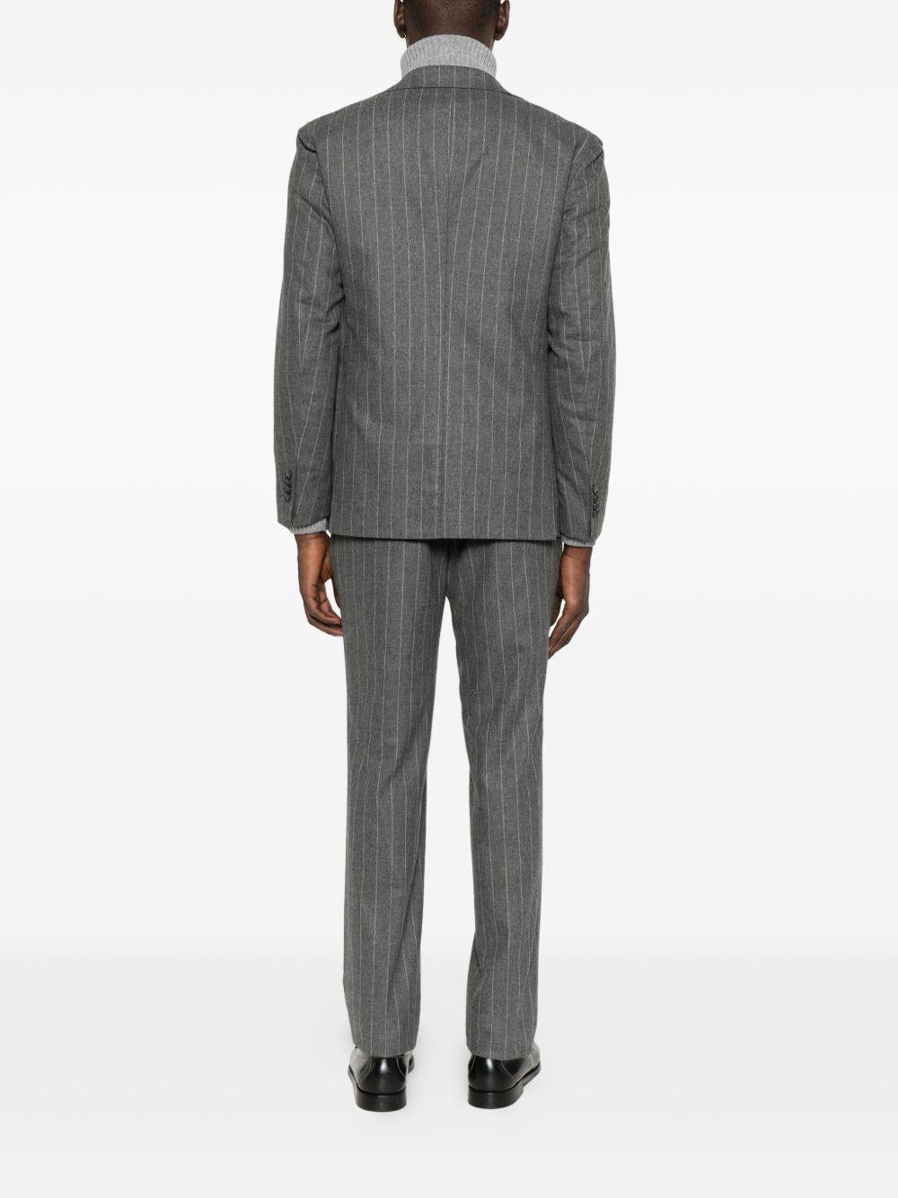 TAGLIATORE Completo giacca e pantalone gessato grigio